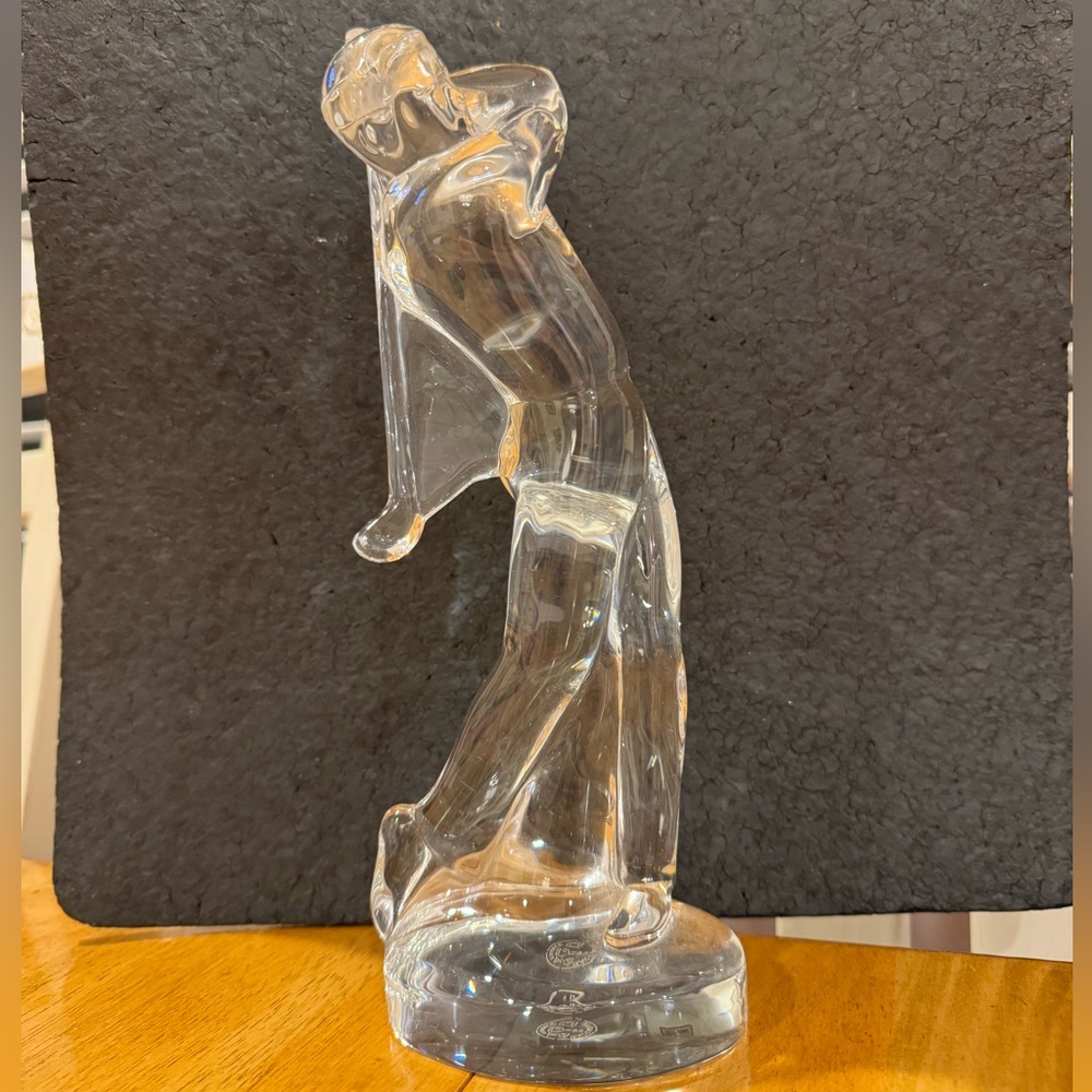 Elegant Clear Glass Sculpture